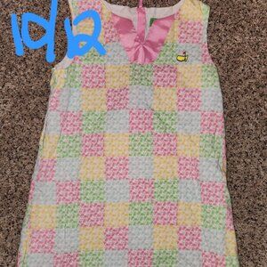 MASTERS patchwork dress GIRL'S size MEDIUM (10/12)